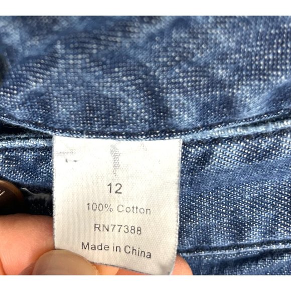 J. Crew Blue Wide Leg chambray Jeans - Picture 7 of 8